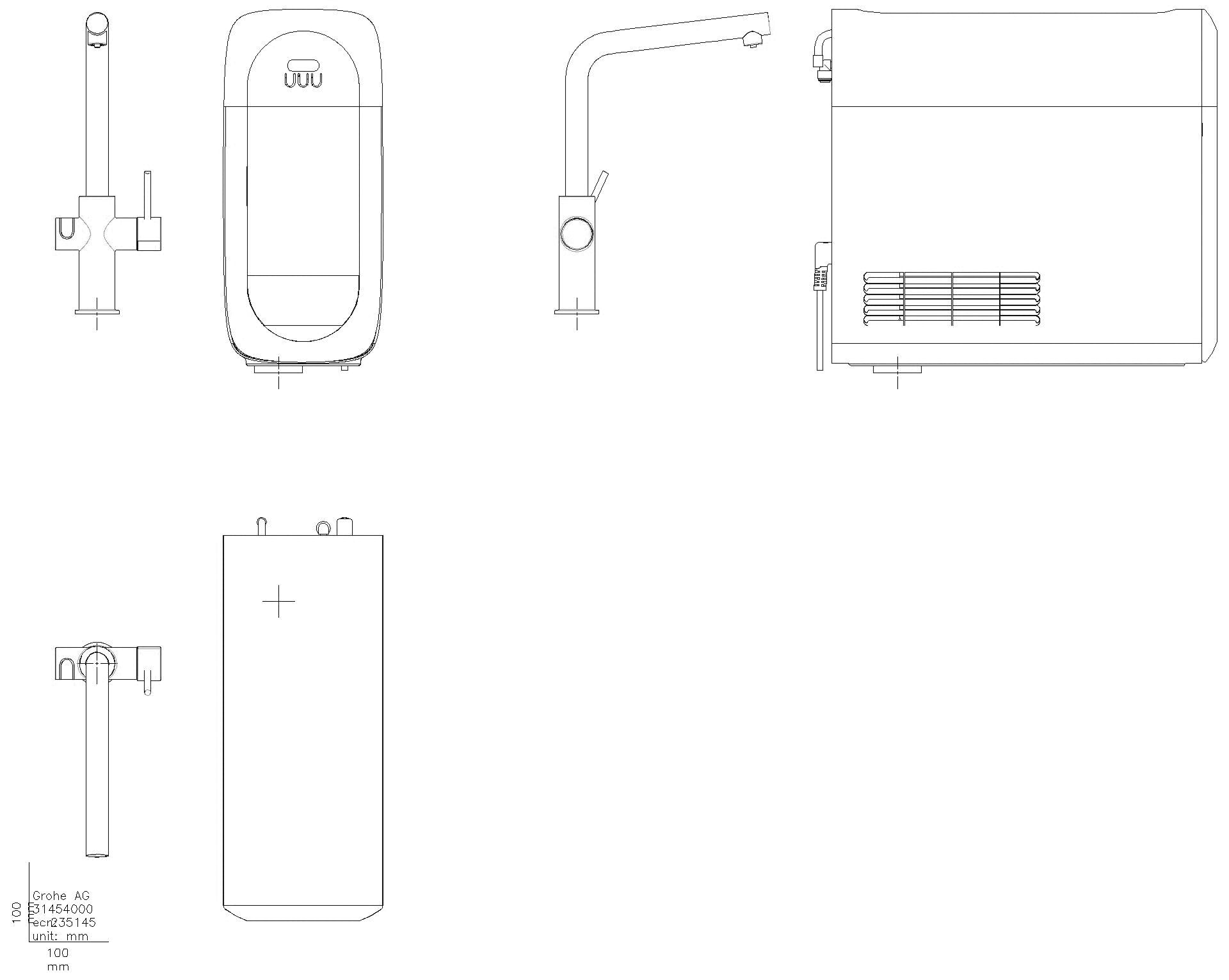 GROHE - GROHE Starterkit GROHE Blue Home 31454_1 Bluetooth/WIFI L-Auslauf chrom