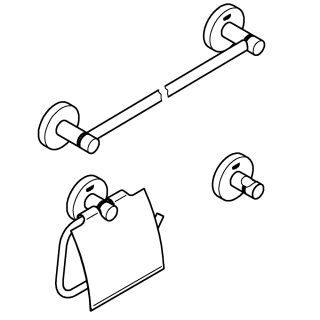 GROHE Essentials Bad-Set 3 in 1 GROHE - GROHE Essentials Bad-Set 3 in 1