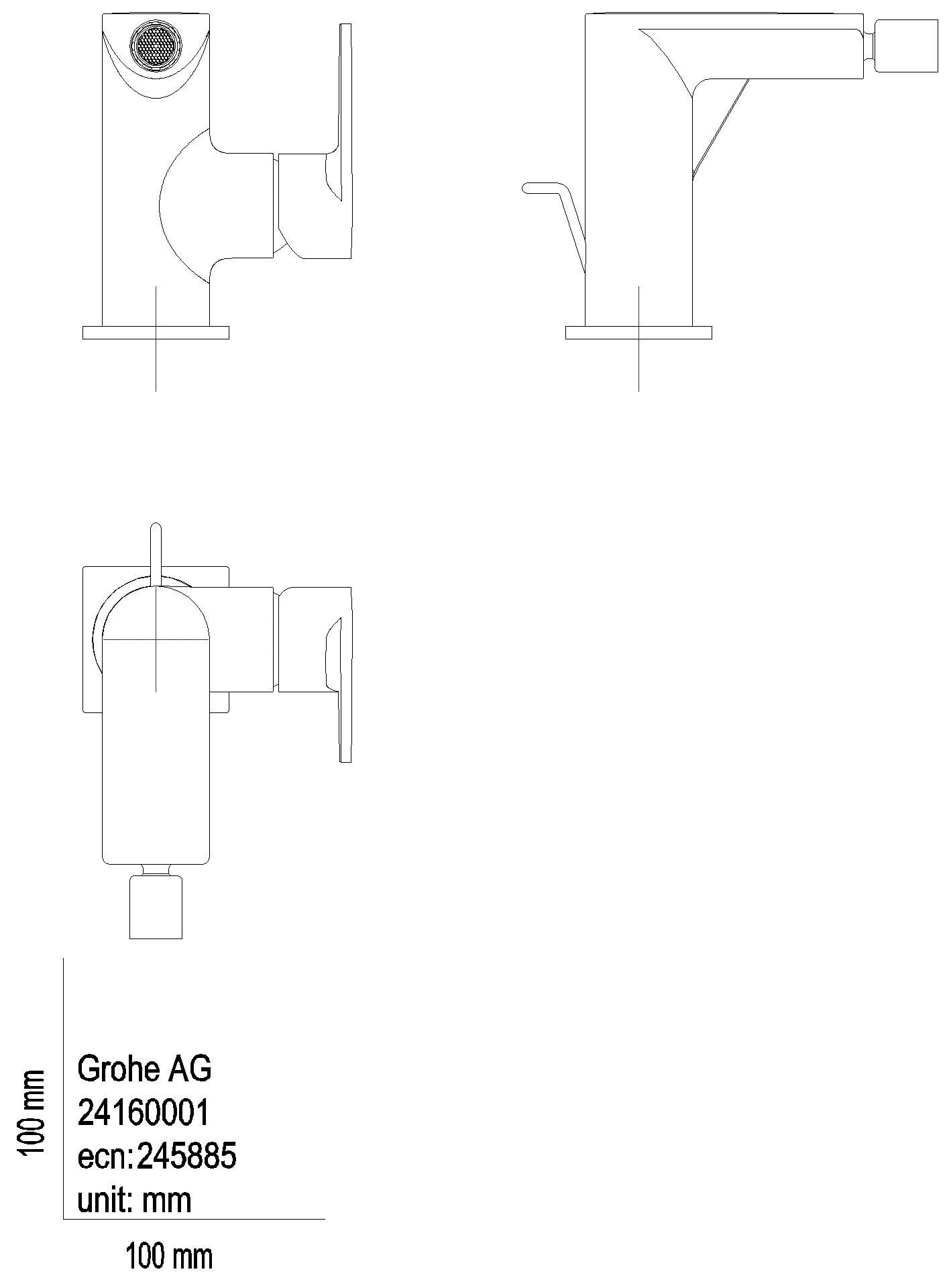 GROHE - GROHE EH-Bidetbatterie Allure 24160_1 warm sunset gebürstet