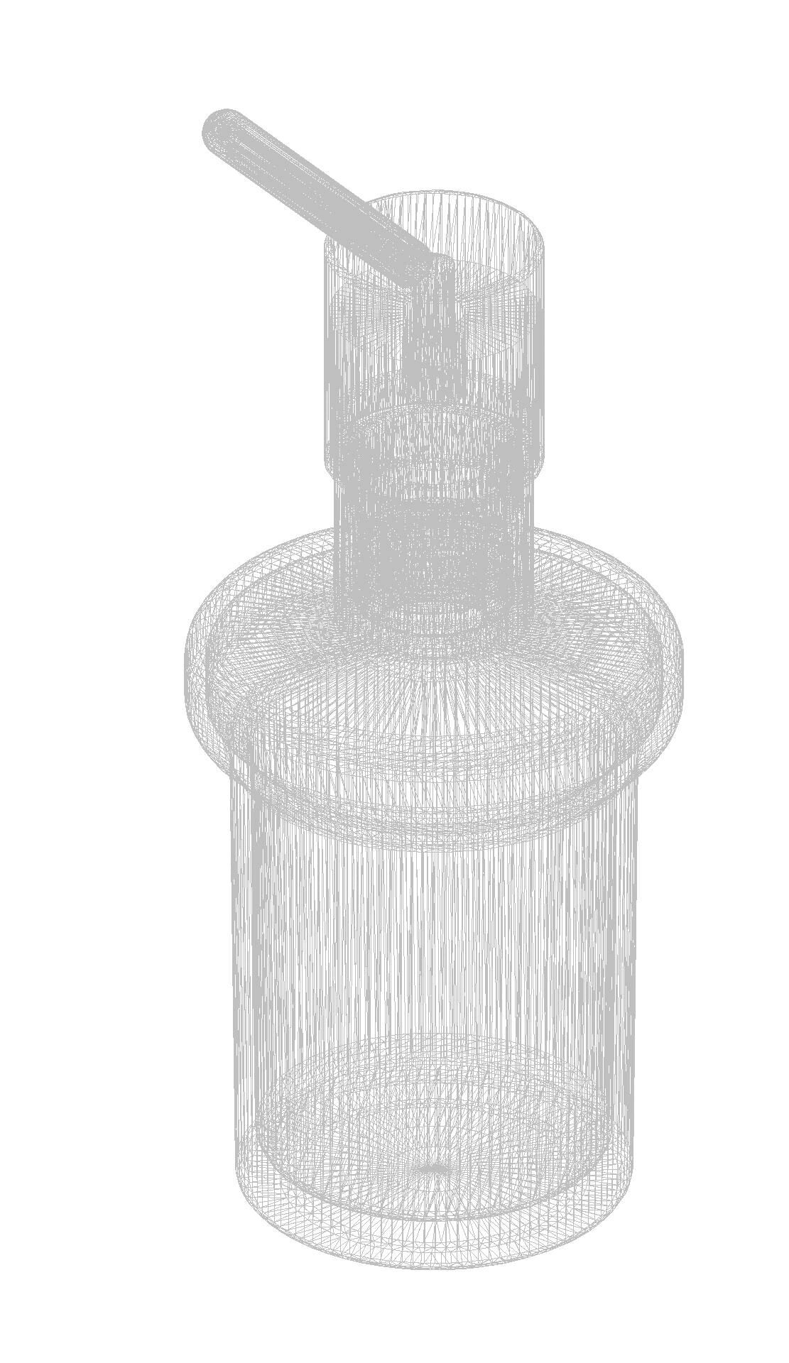 GROHE Seifenspender Essentials 40394_1 für Halter Ess./-Cube hard graphite geb.