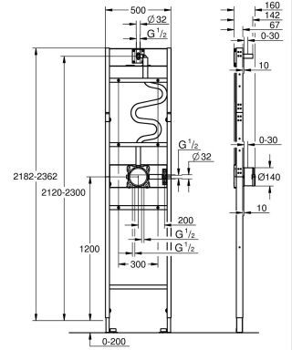 GROHE Duschrahmen Rapido GROHE - GROHE Duschrahmen Rapido