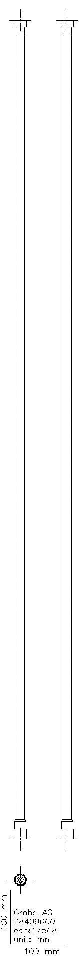 GROHE Brauseschlauch Relexaflex 28155_2 2000mm chrom