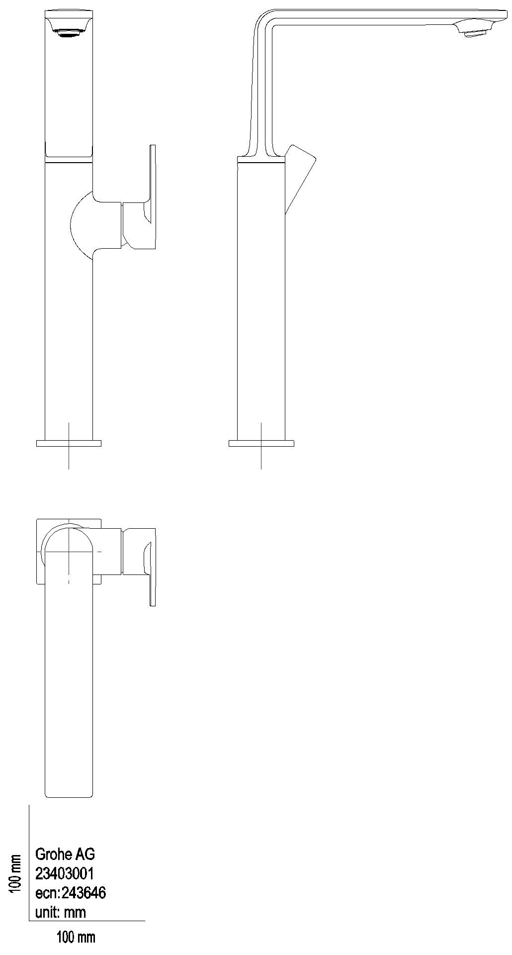 GROHE EH-Waschtischbatterie Allure 23403_1 XL-Size cool sunrise gebürstet