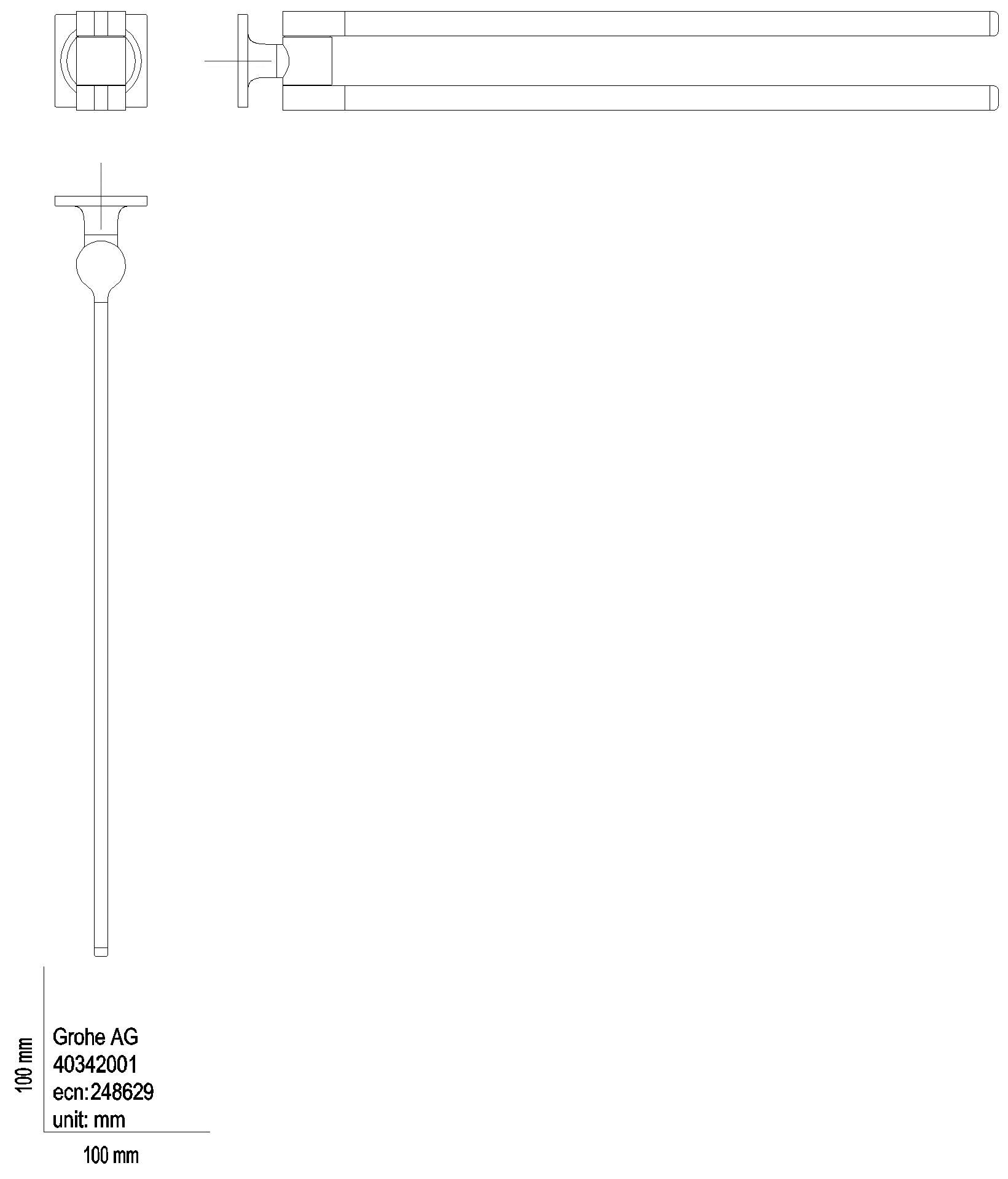 GROHE - GROHE Doppel-Handtuchhalter Allure 40342_1 cool sunrise