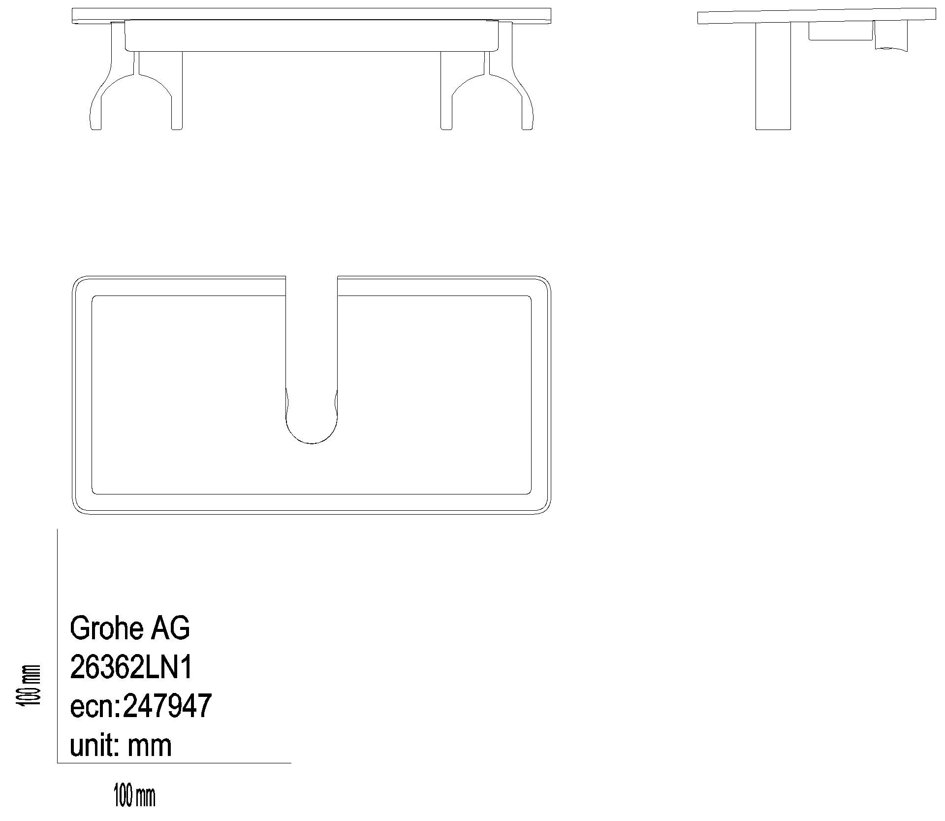 GROHE Duschablage EasyReach 26362_1 für Euphoria/Tempesta Duschsysteme weiß