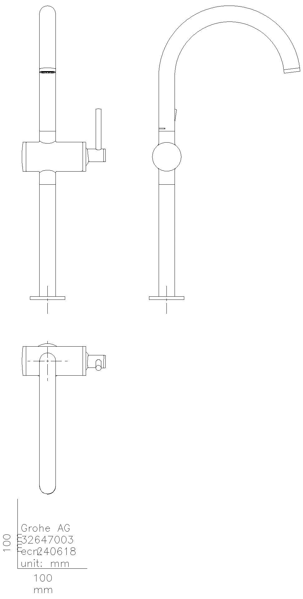 GROHE Einhand-Waschtischbatterie Atrio 24365 XL-Size satin graphite