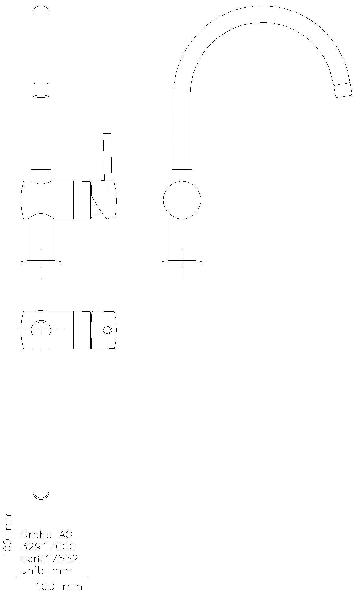 GROHE EH-Spültischbatterie Minta 32917 cool sunrise gebürstet