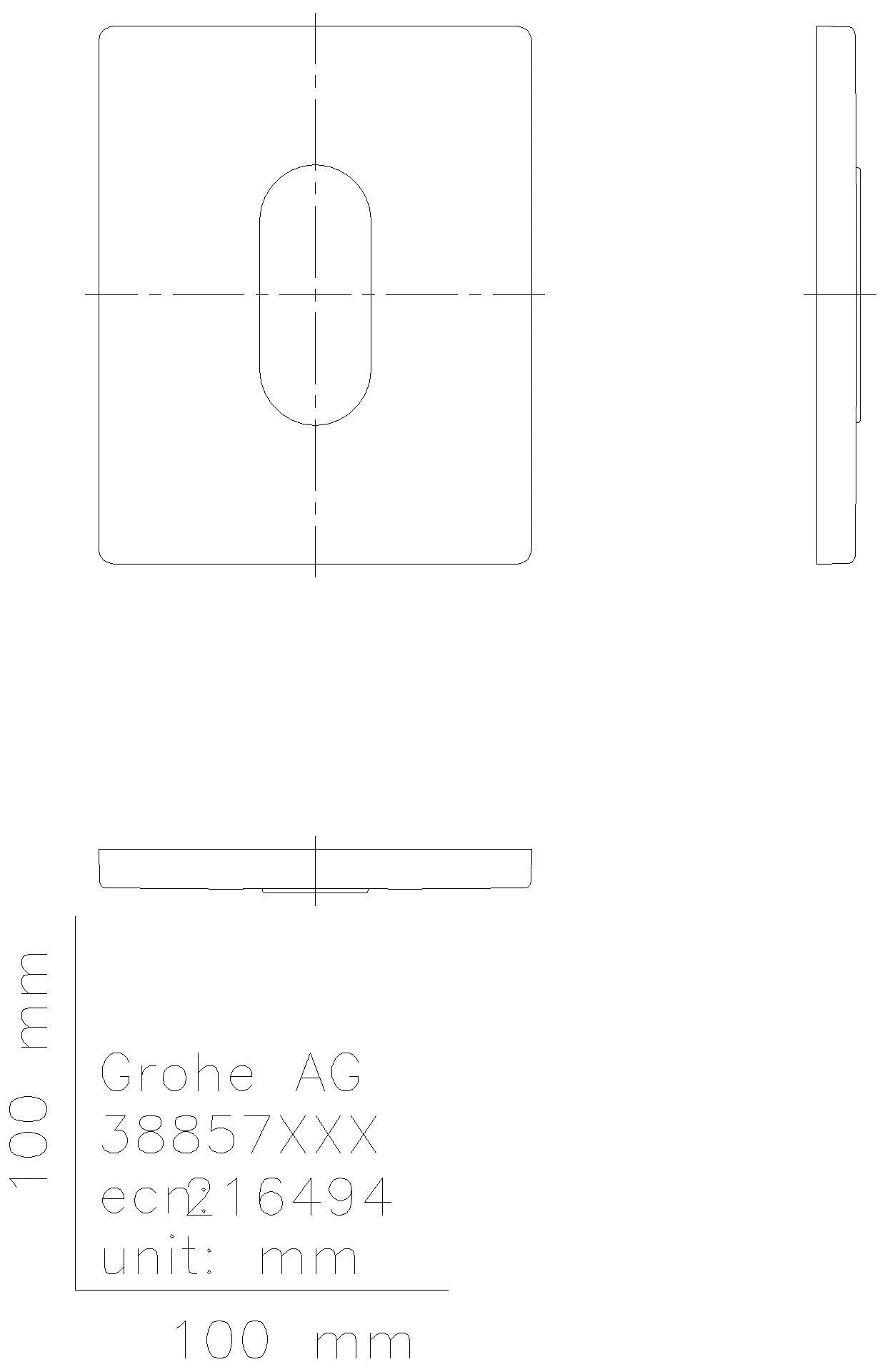 GROHE - GROHE Urinal-Betätig. Arena Cosmopolitan 38857 FMS für man. Betätigung alpinweiß