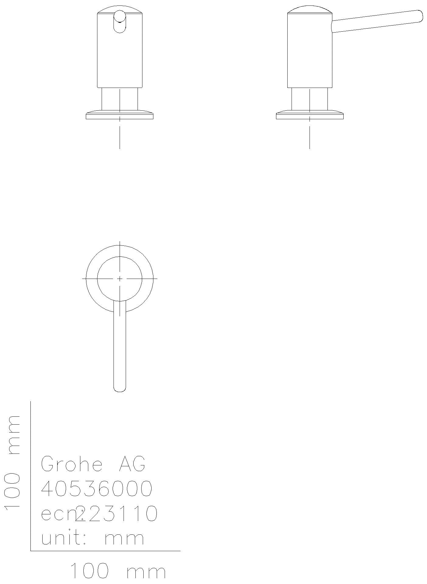 GROHE Seifenspender Contemporary 40536 Vorratsbehälter 0,4 l supersteel