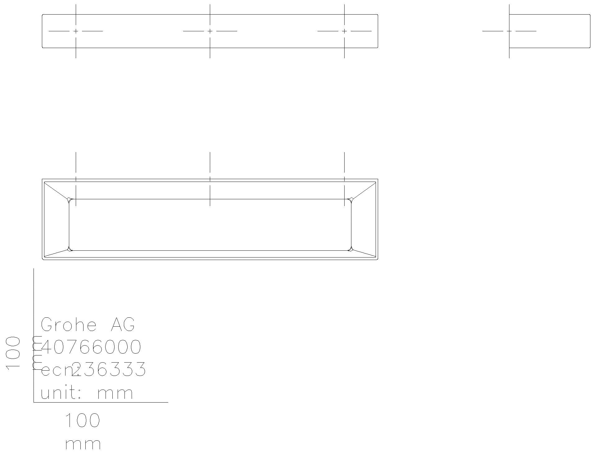 GROHE Handtuchring Selection Cube 40766 Metall chrom
