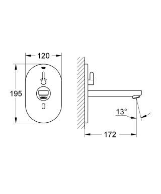 GROHE Eurosmart CE IR-Elektronik für WT FMS GROHE - GROHE Eurosmart CE IR-Elektronik für WT FMS