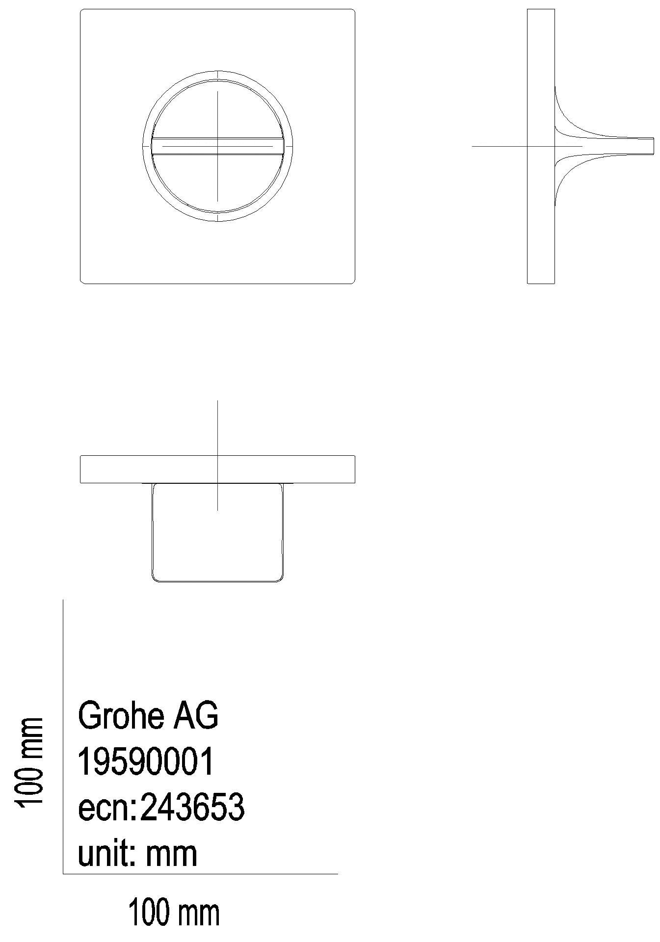 GROHE 3-Wege-Umstellung Allure 19590_1 FMS für 29033 warm sunset gebürstet