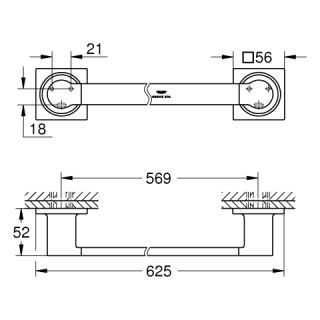 GROHE Allure Badetuchhalter GROHE - GROHE Allure Badetuchhalter