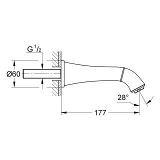 GROHE Grandera Wanneneinlauf GROHE - GROHE Grandera Wanneneinlauf