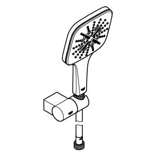 GROHE Rainshower 130 SmartActive Cube Wandhalterset GROHE - GROHE Rainshower 130 SmartActive Cube Wandhalterset