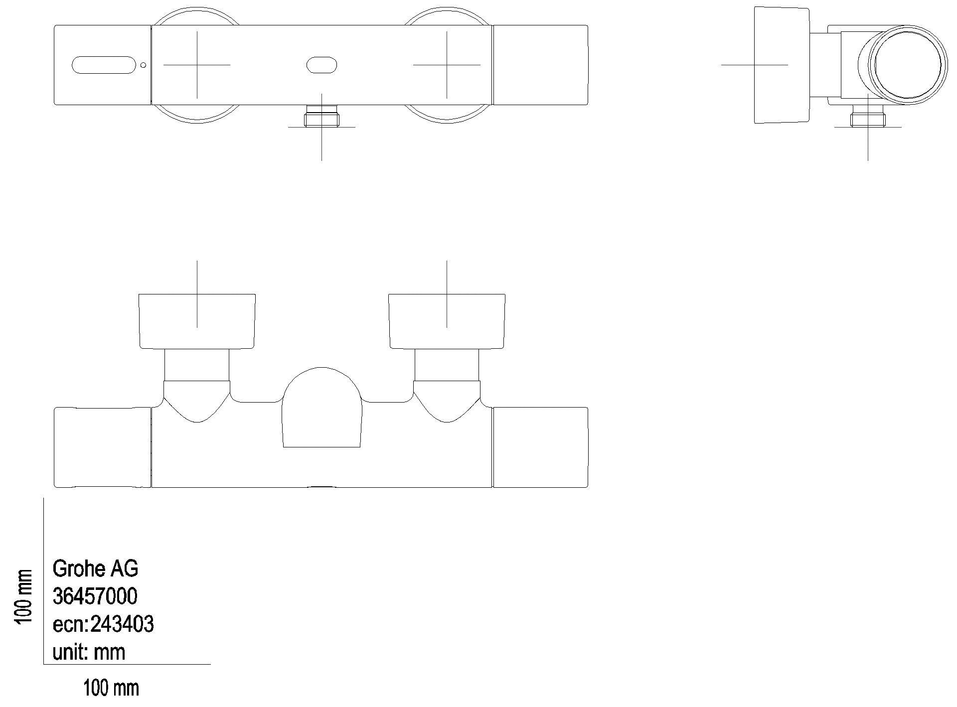 GROHE IR-Brausebatterie Eurosmart CE Special 36457 THM/Mischung 6V chrom