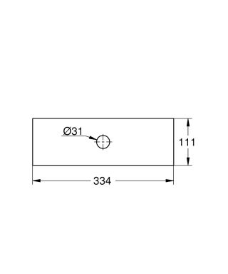 GROHE Rainshower Aqua Abdeckung für Deckenbrause GROHE - GROHE Rainshower Aqua Abdeckung für Deckenbrause