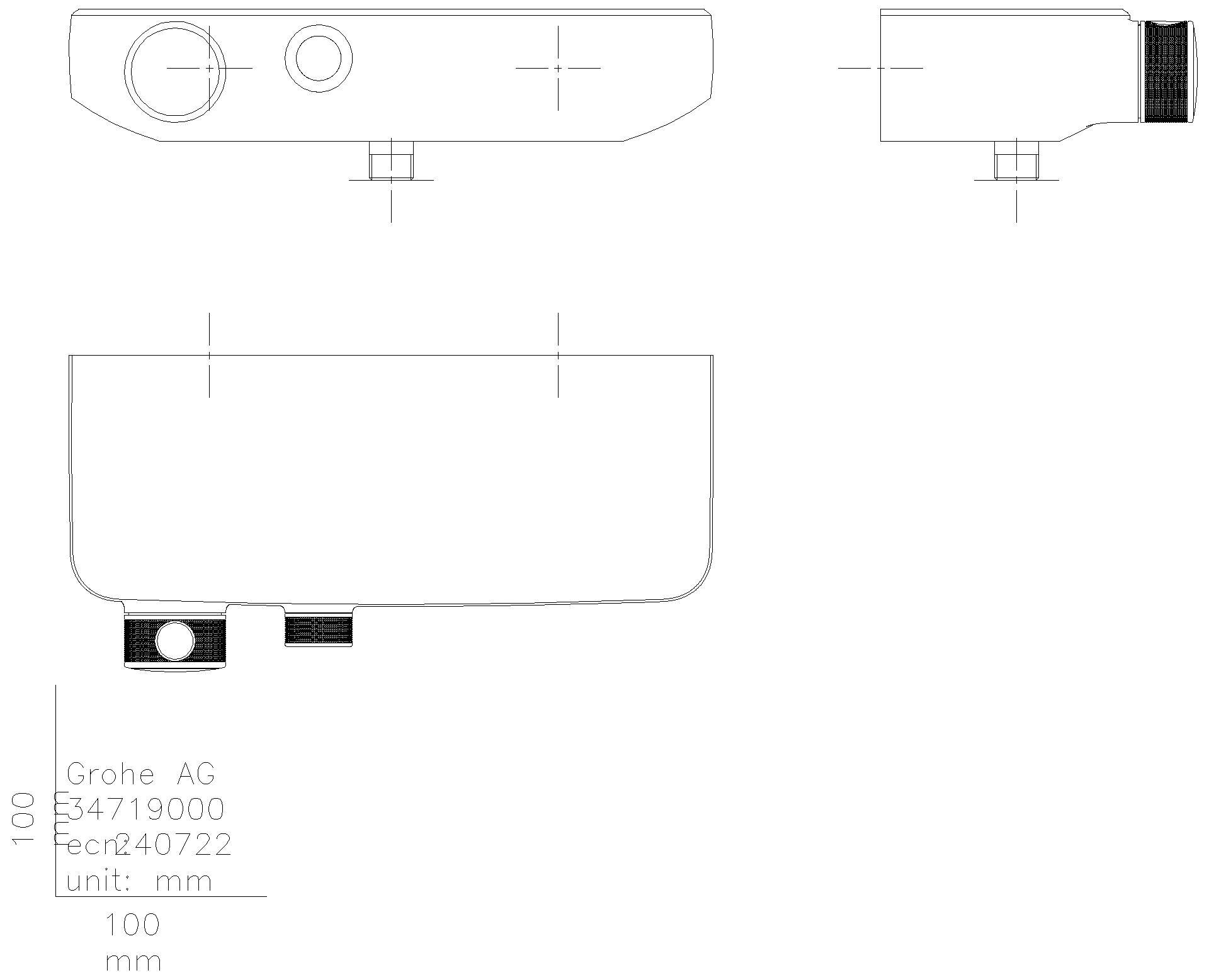 GROHE THM-Brausebatterie Grohtherm SmartControl 34719 Wandmontage chrom