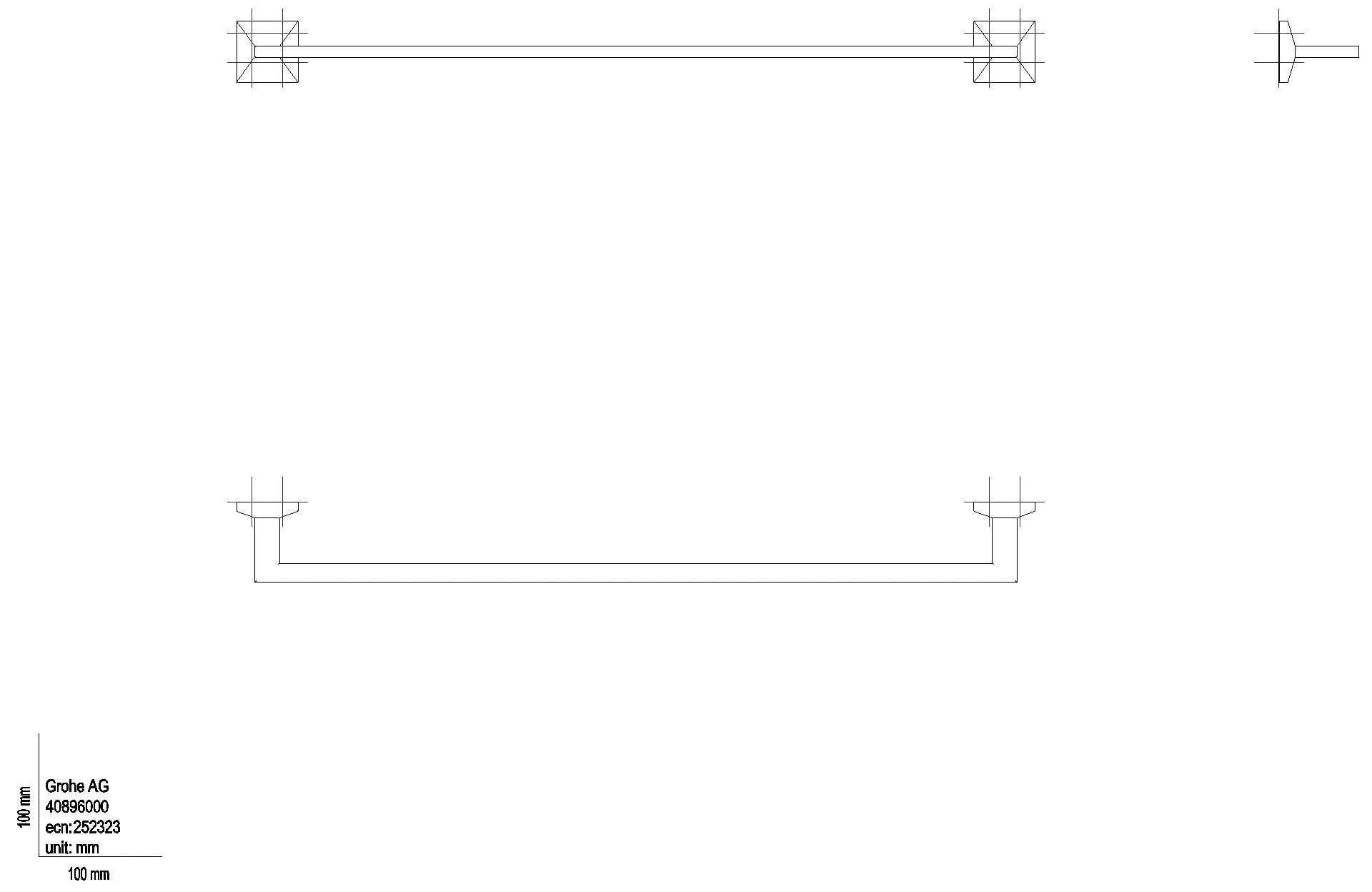 GROHE Badetuchhalter Allure Brilliant 40896 chrom