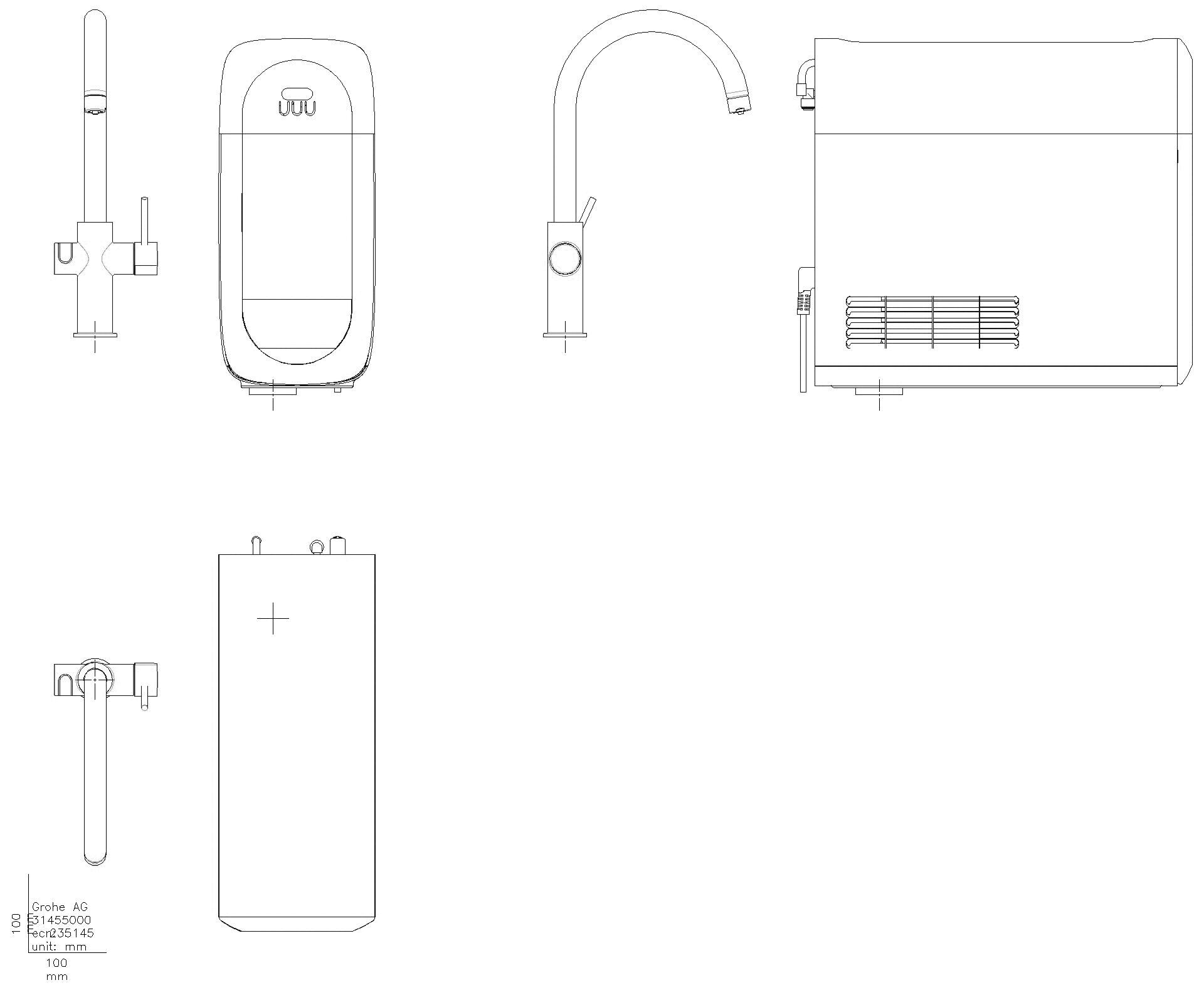 GROHE - GROHE Starterkit GROHE Blue Home 31455_1 Bluetooth/WIFI C-Ausl. warm sunset geb.
