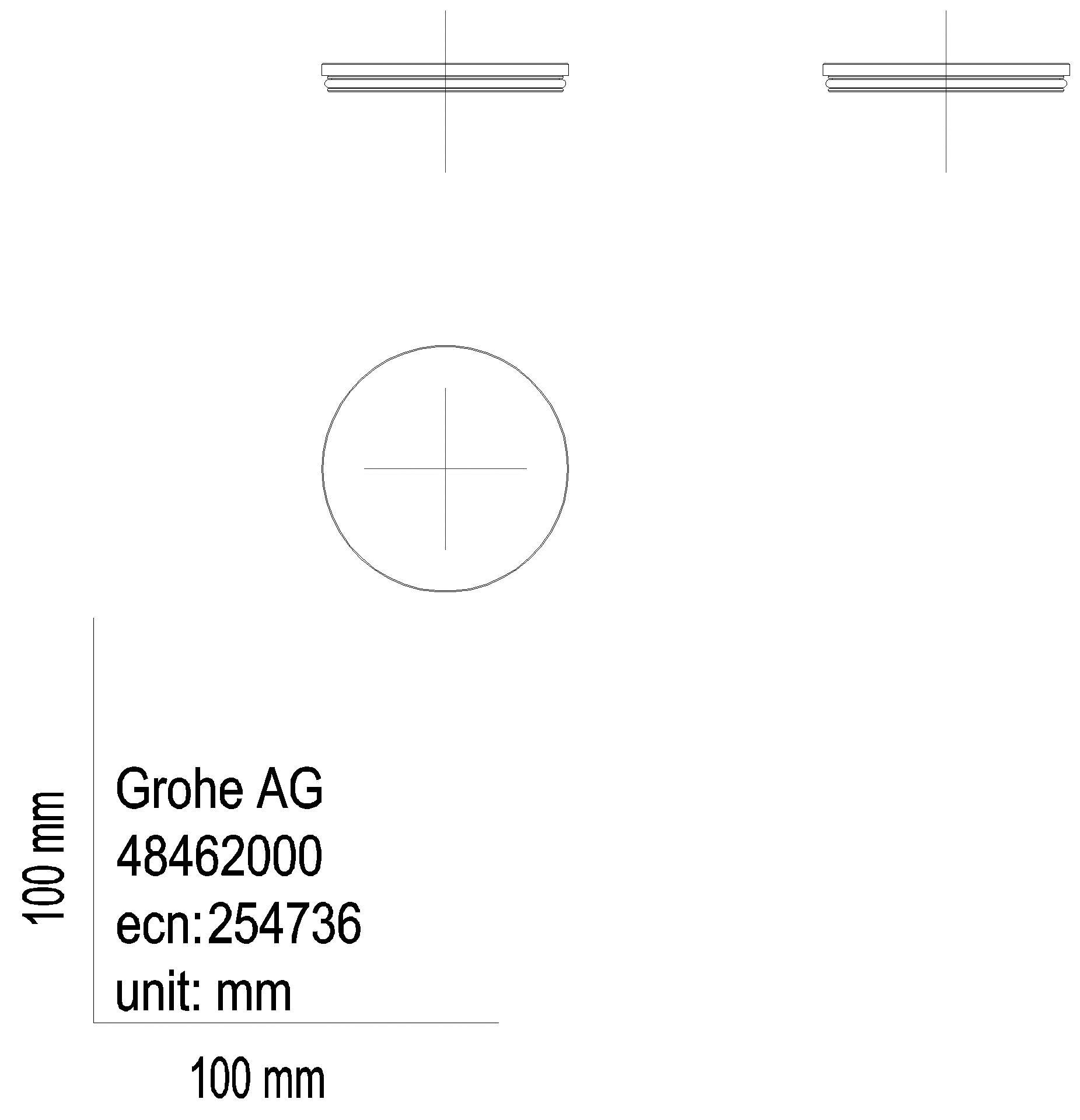GROHE - GROHE Einlagen Atrio Private Coll. 48462 White Attica Caesarstone chrom