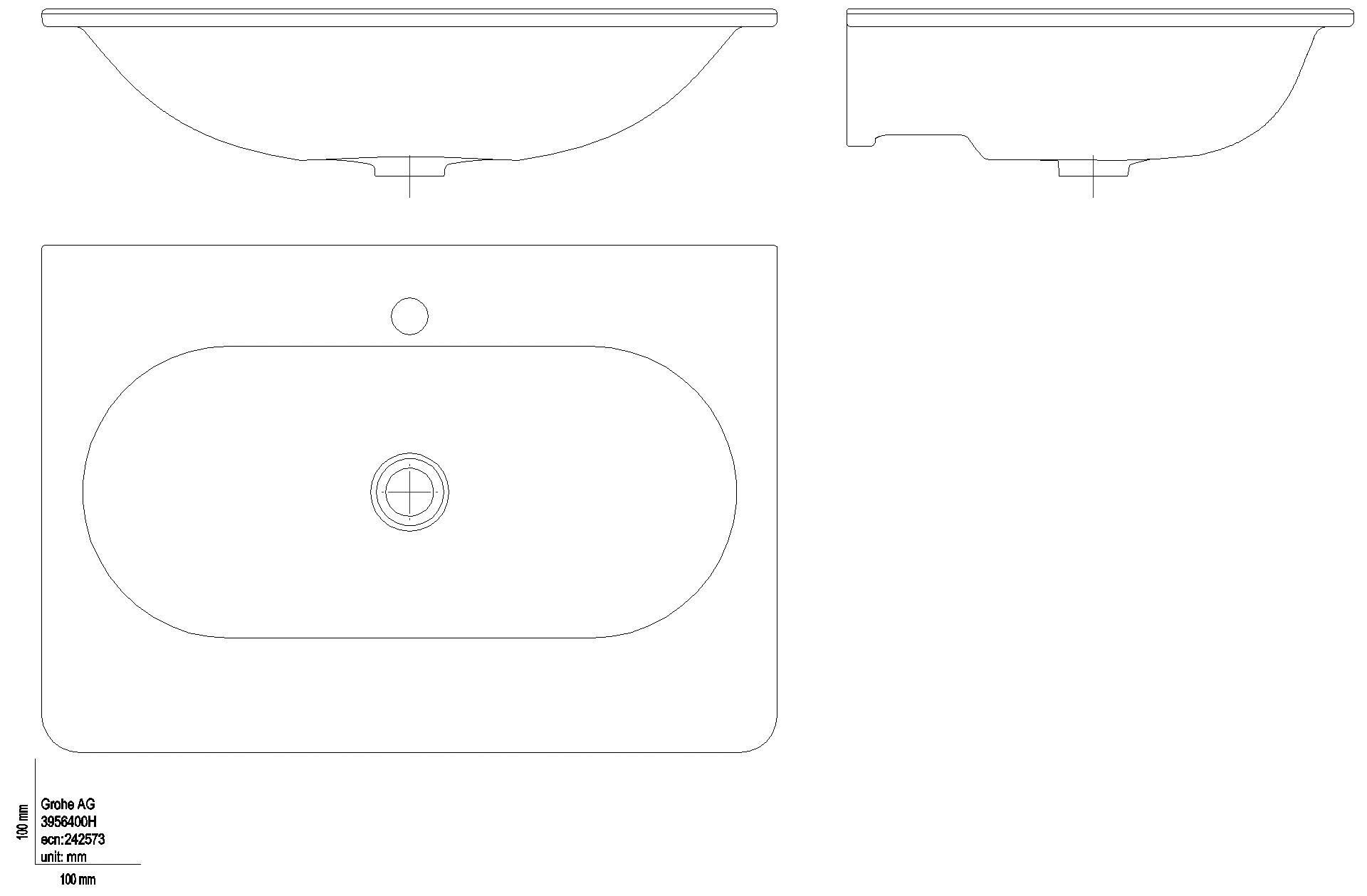 GROHE Waschtisch Essence Keramik 39564 700x485 mm PureGuard alpinweiß