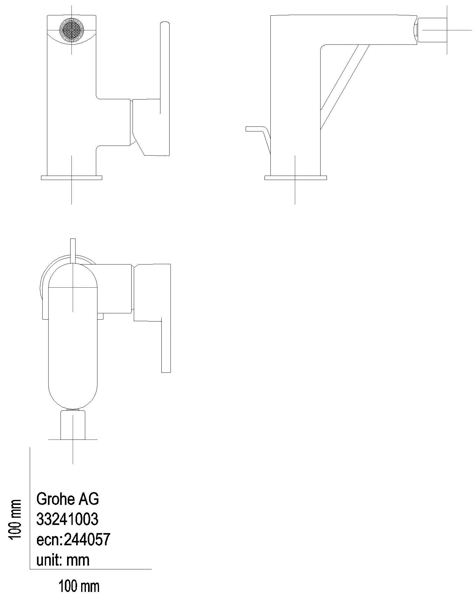 GROHE - GROHE EH-Bidetbatterie Plus 33241_3 chrom