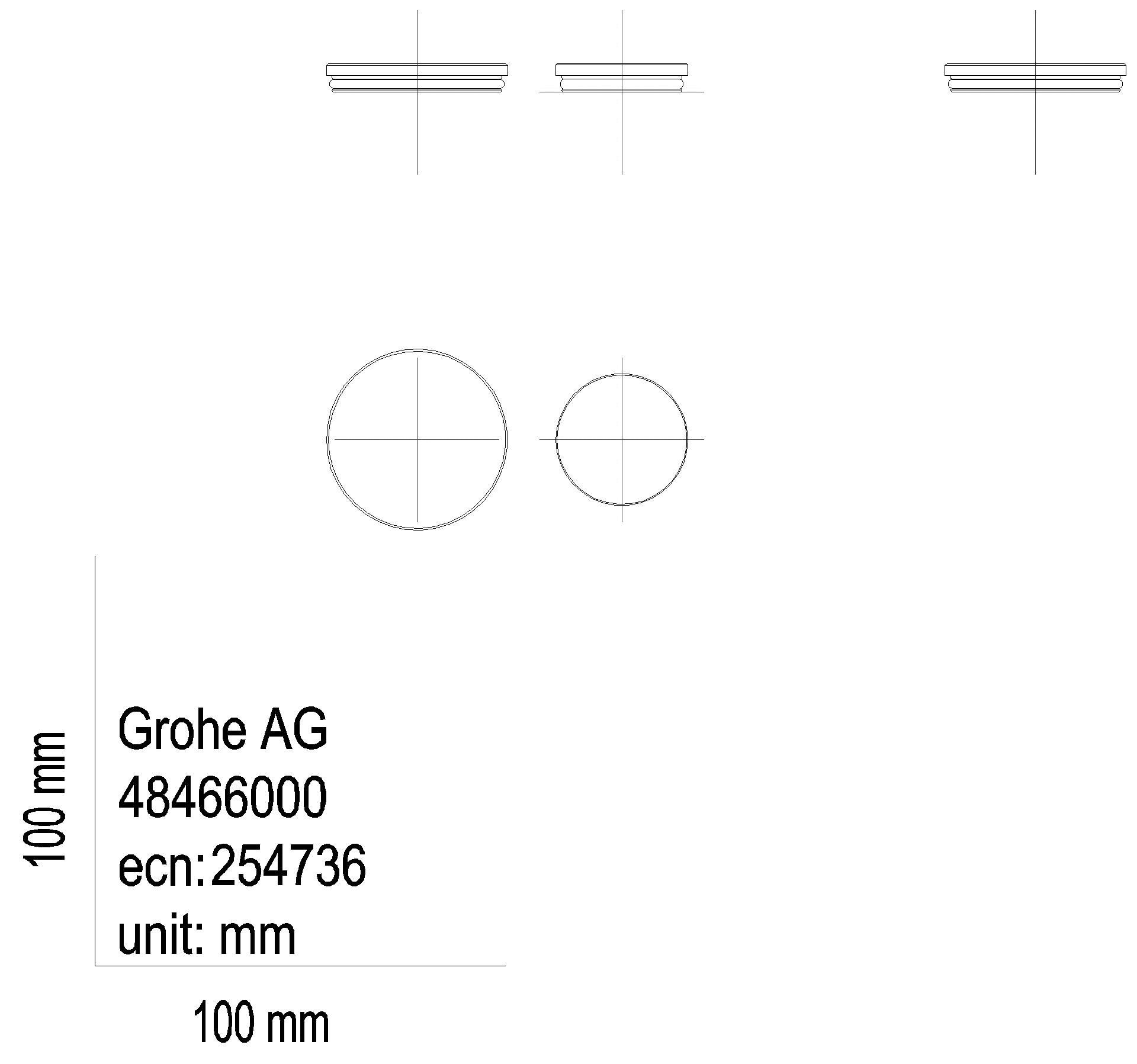 GROHE - GROHE Einlagen Atrio Private Coll. 48466 White Attica Caesarstone chrom