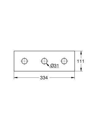 GROHE Rainshower Aqua Abdeckung für Deckenbrause GROHE - GROHE Rainshower Aqua Abdeckung für Deckenbrause