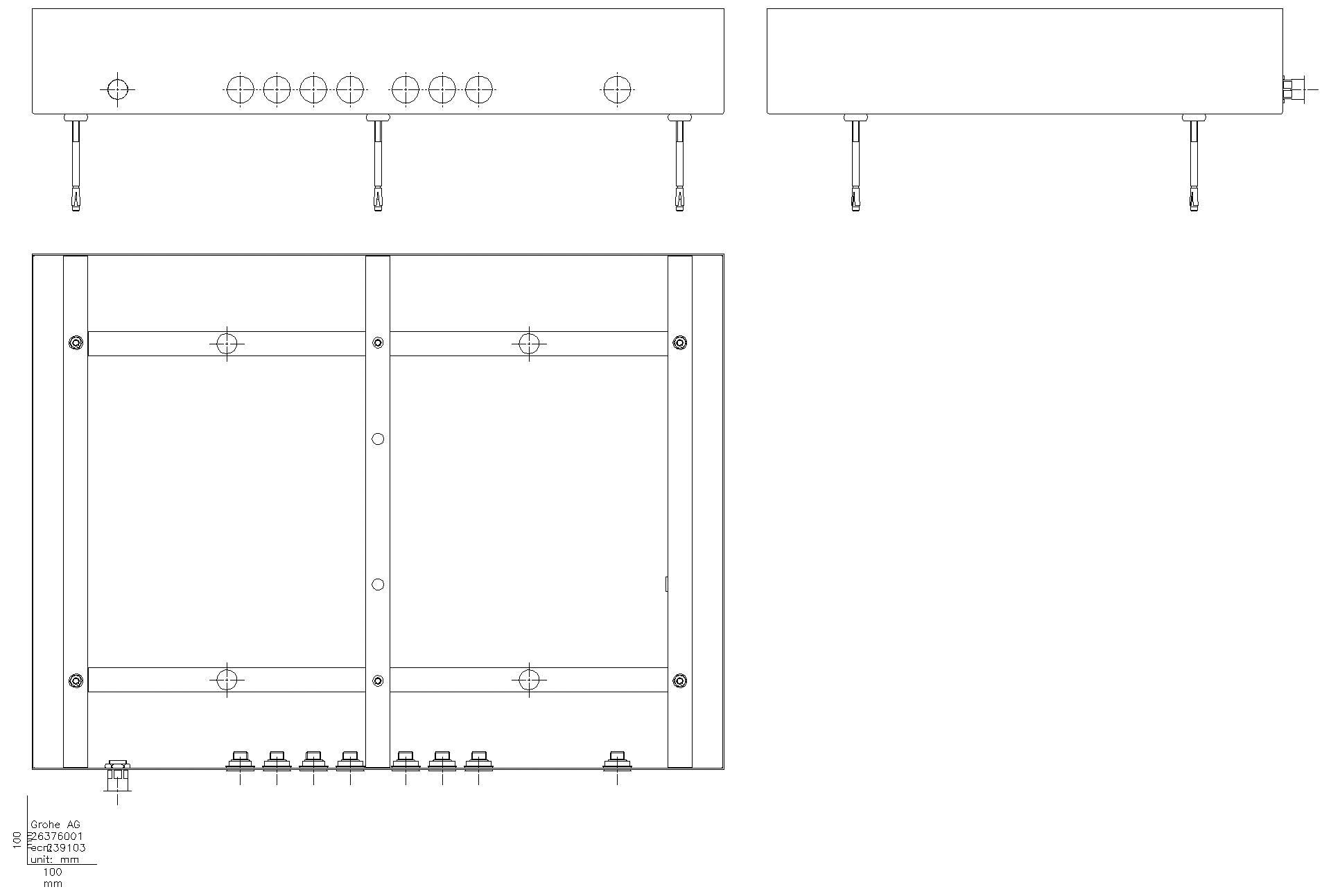 GROHE - GROHE Rohbauset Rainshower Aqua 40" 26865 für AquaSymphony Deckenbrause