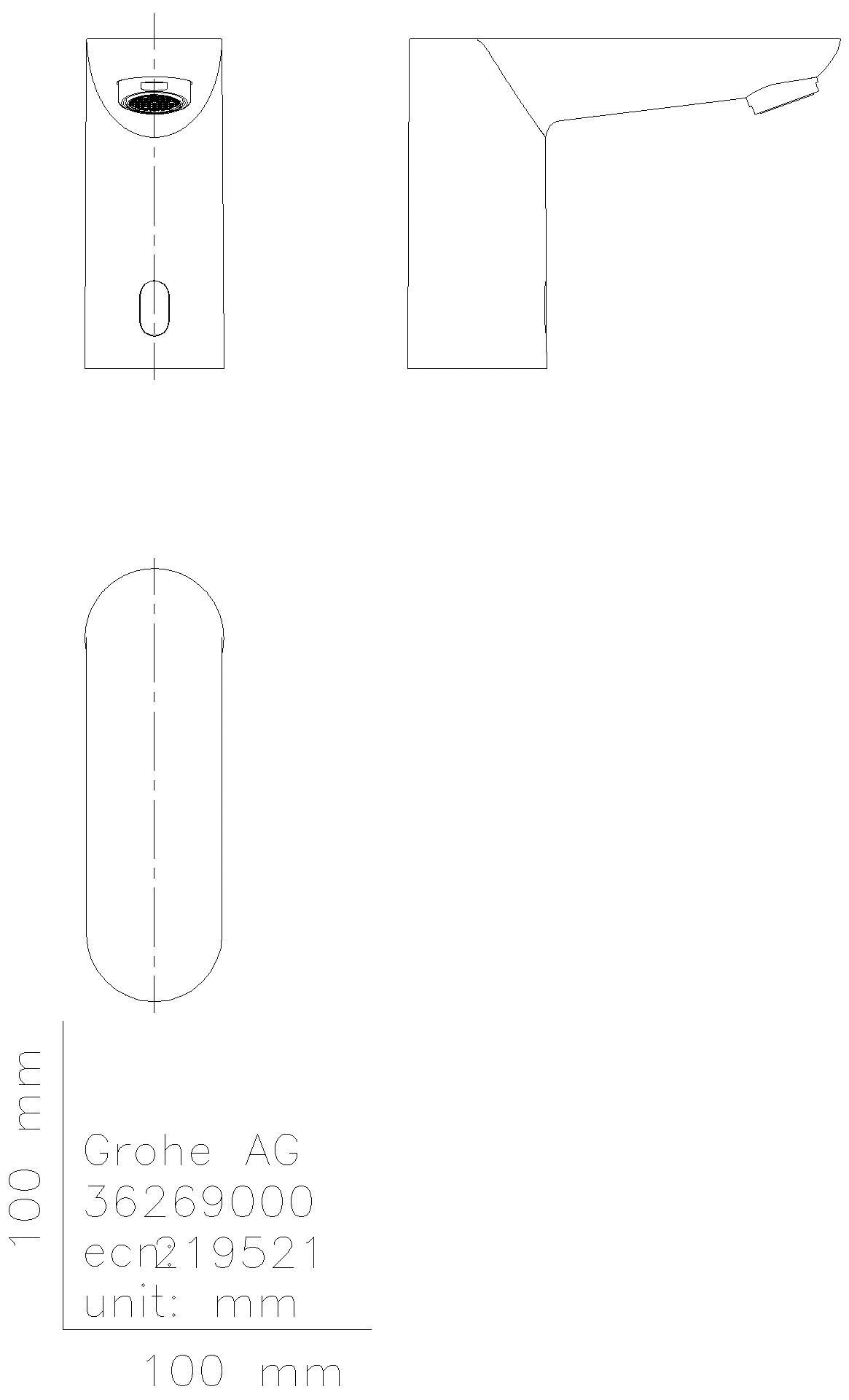 GROHE - GROHE IR-Elektronik für WT Euroeco CE 36269 mit Steckertrafo 230V chrom