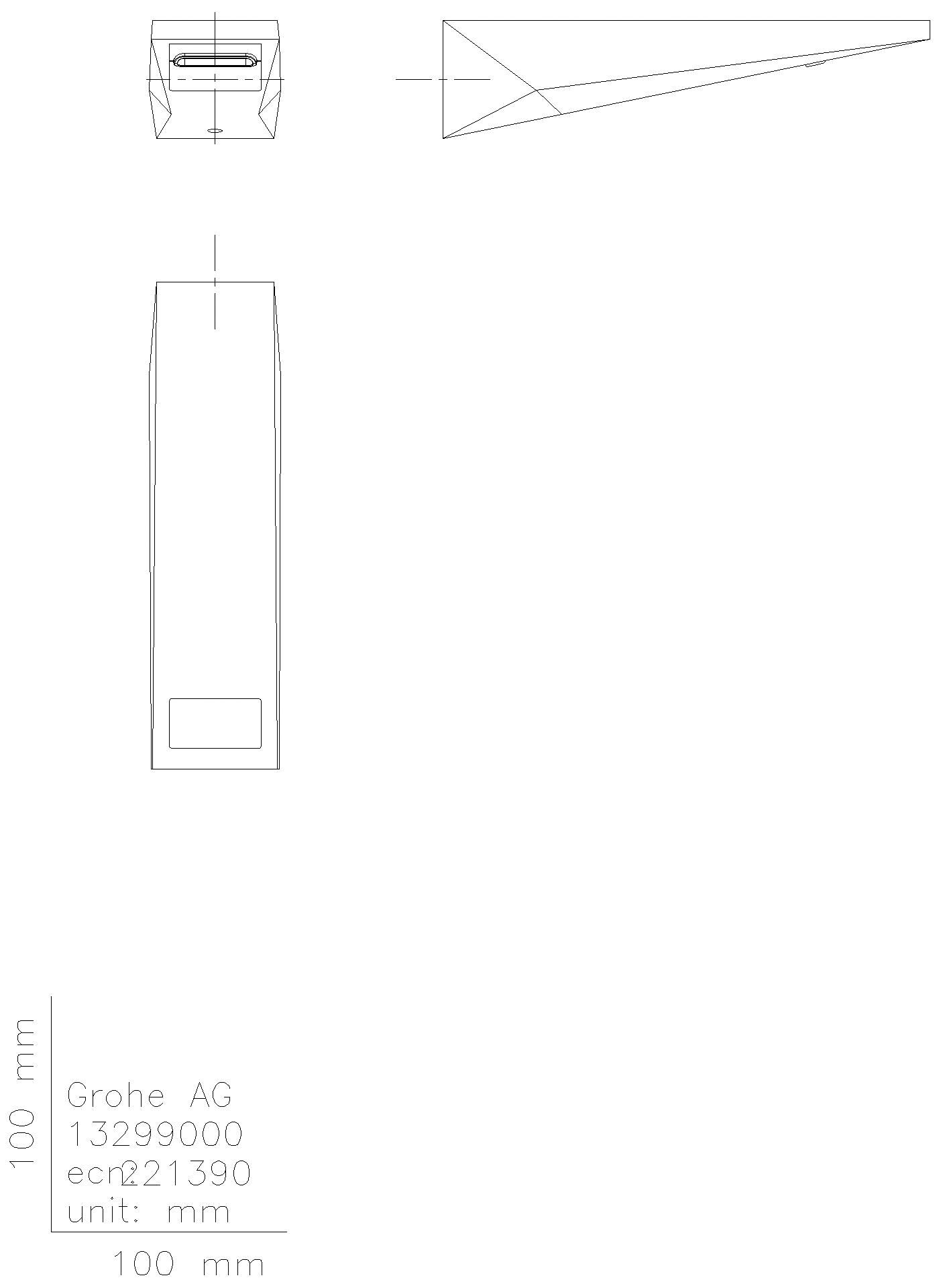 GROHE Wanneneinlauf Allure Brilliant 13485 Wandmontage chrom