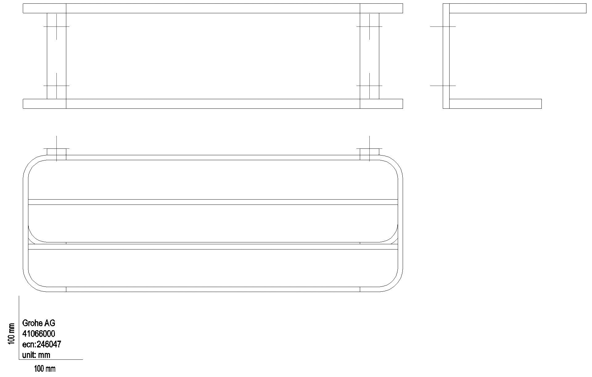GROHE Multi-Badetuchhalter Selection 41066 cool sunrise
