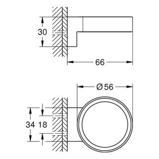 GROHE Selection Halter für Glas/Seifenspender GROHE - GROHE Selection Halter für Glas/Seifenspender