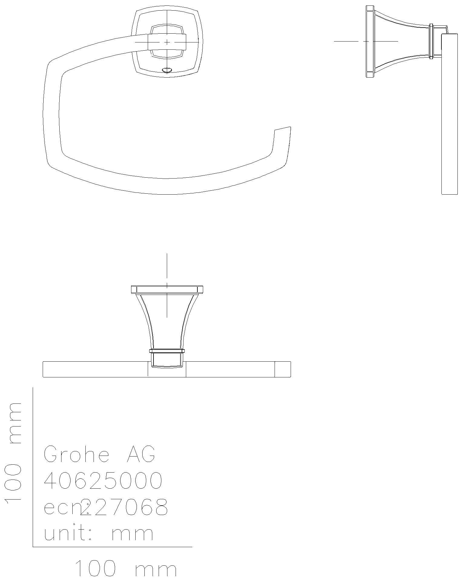 GROHE WC-Papierhalter Grandera 40908 chrom