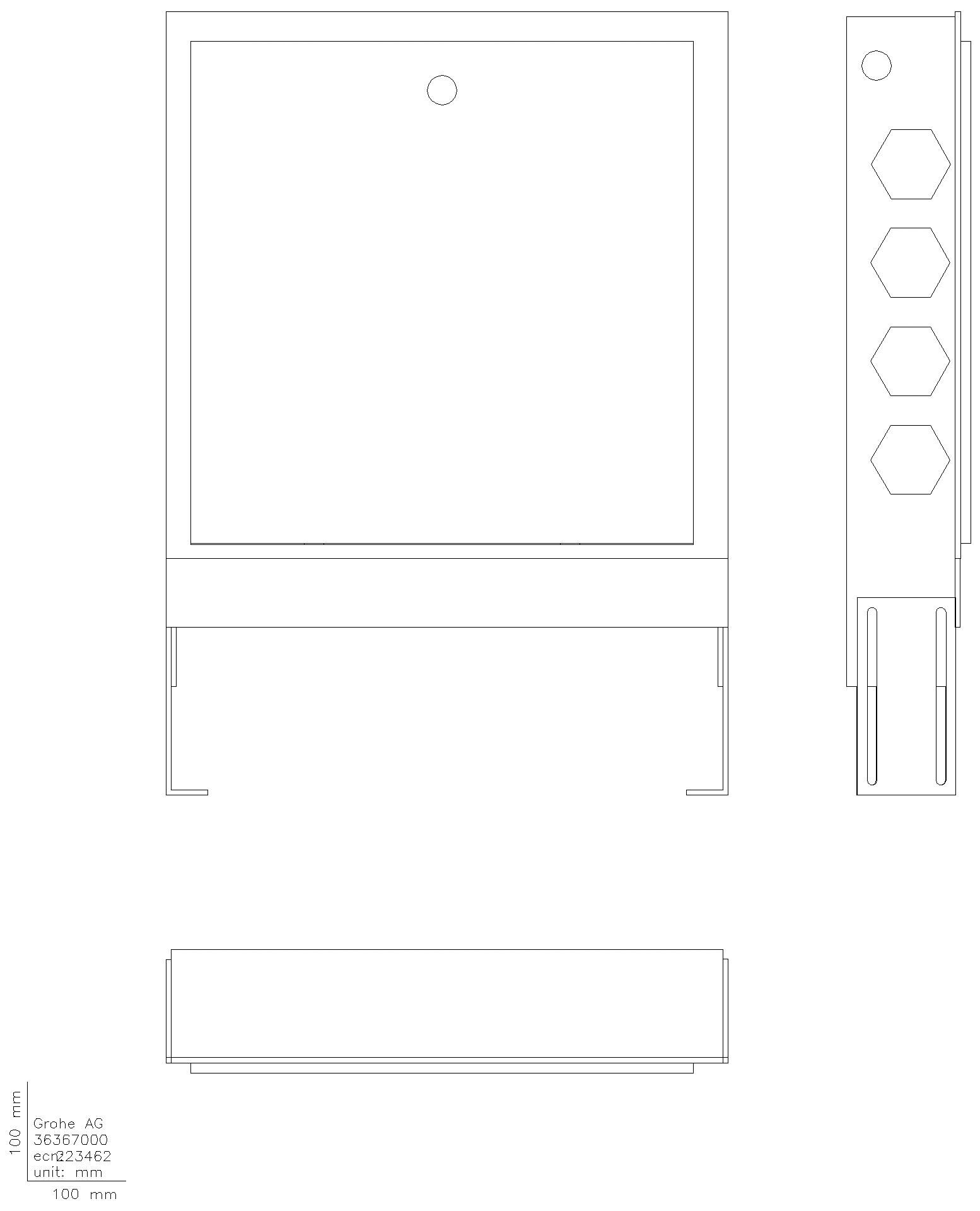 GROHE Rohbauset F-digital Deluxe 36474 für Steuereinheit