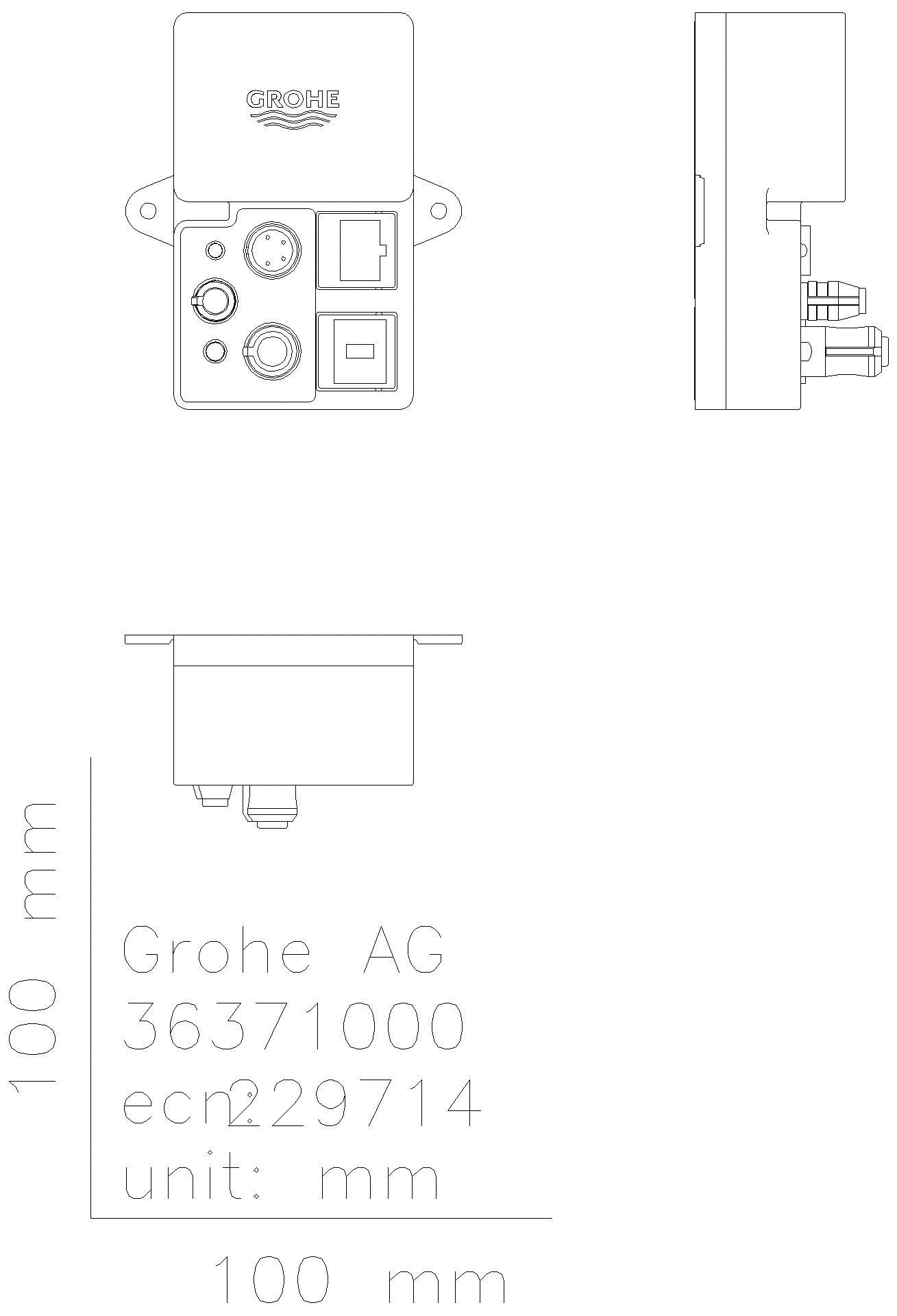 GROHE Bluetooth-Empfangseinheit F-digital Deluxe 36475 für Apple/Android