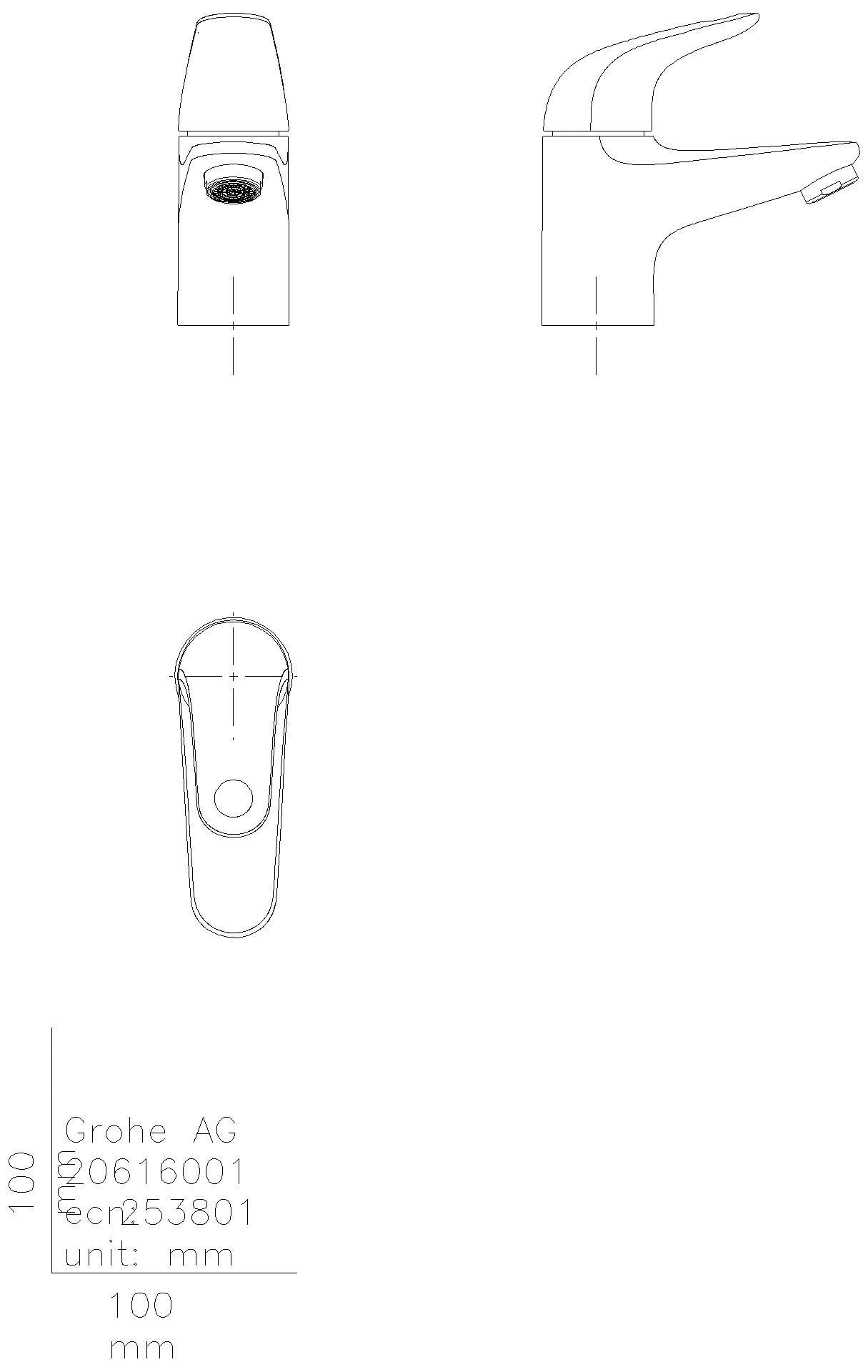 GROHE - GROHE Standventil Euroeco 20616_1 XS-Size chrom