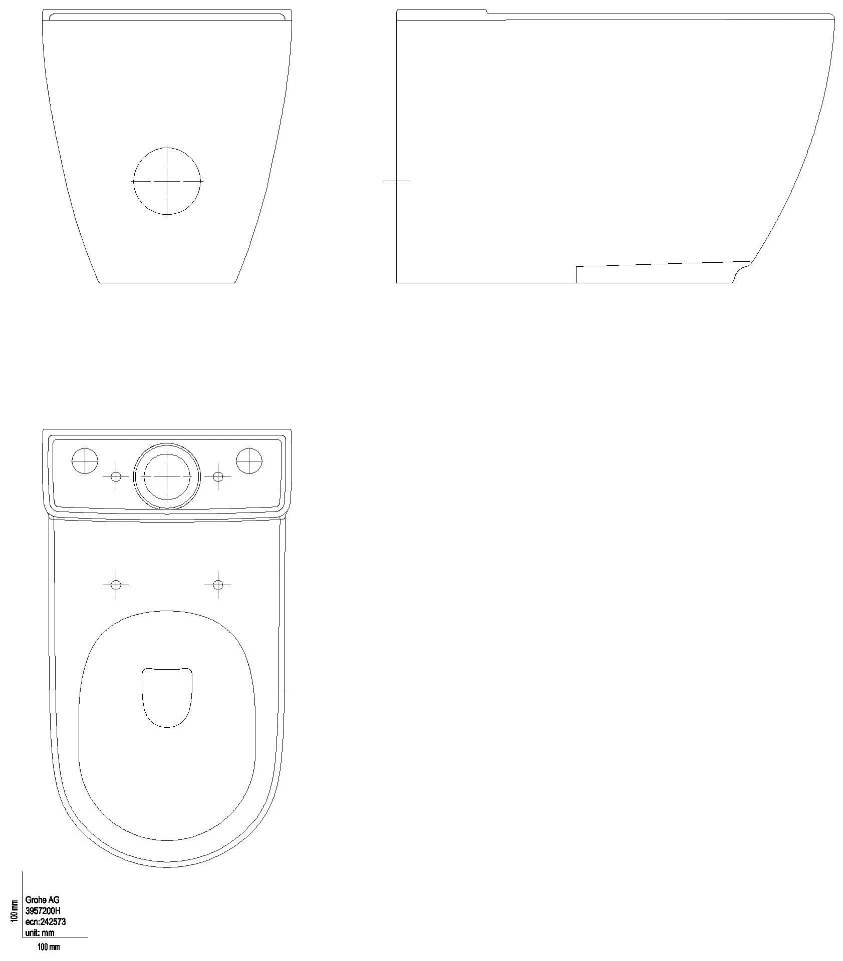 GROHE - GROHE Stand-Tiefspül-WC Essence Keramik 39572 PureGuard Abgang univ. alpinweiß