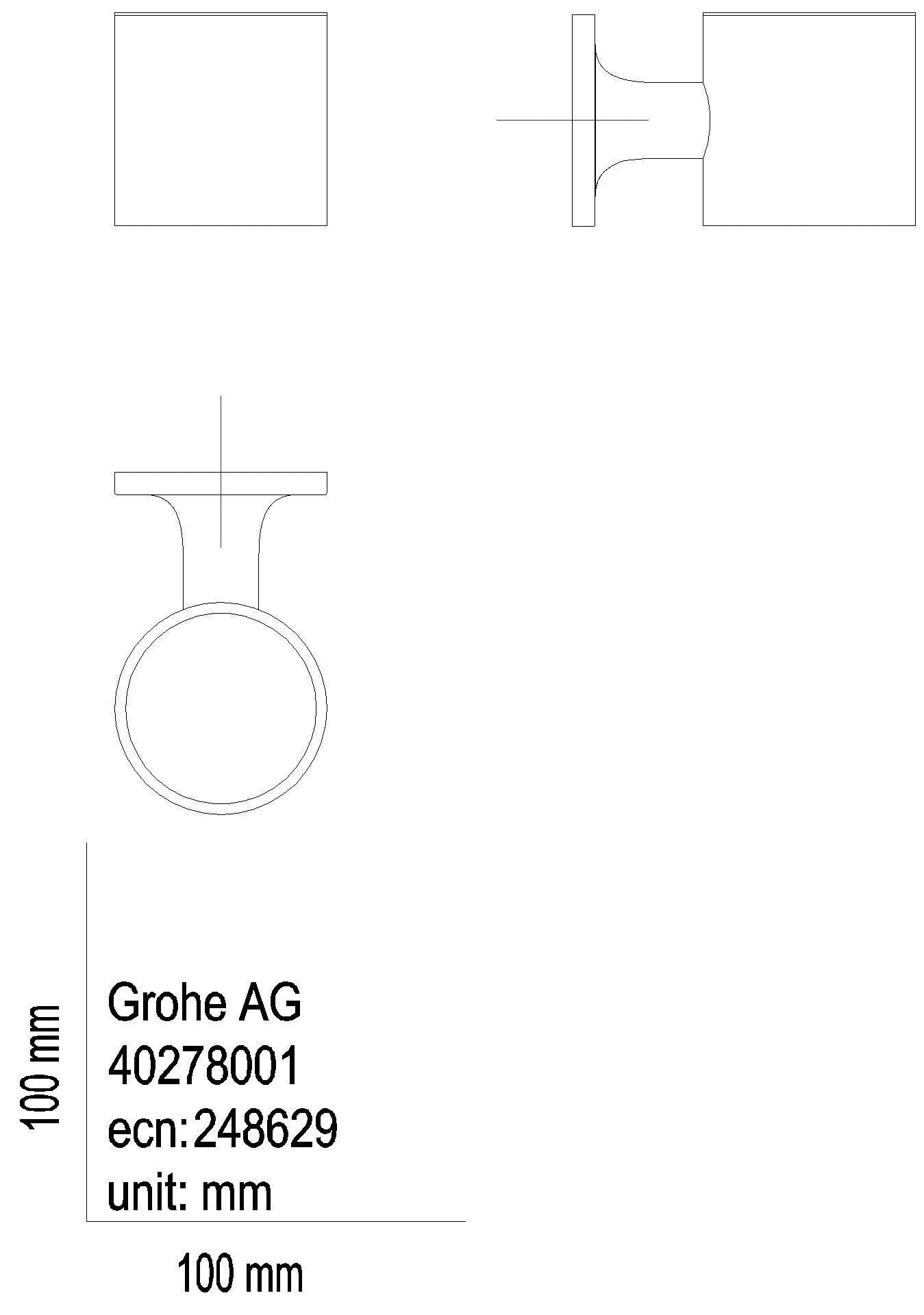 GROHE Halter Allure 40278_1 für Glas oder Seifenspender supersteel