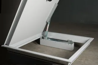 Deckenklappen, T90 Brandschutz und Rauchschutz für den horizontalen Einbau Deckenklappen, T90 Brandschutz und Rauchschutz für den horizontalen Einbau