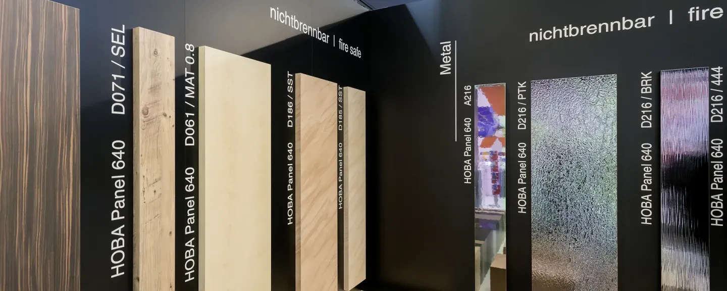 HOBA-Panel - nichtbrennbare dekorative Baustoffplatten für den Innenausbau HOBA-Panel - nichtbrennbare dekorative Baustoffplatten für den Innenausbau