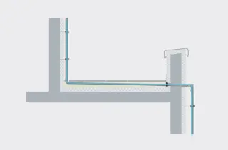 Kaskadenentwässerung mit Sita Rohrsystemen