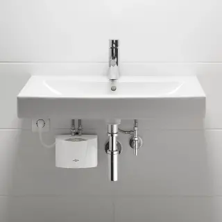 E-Klein-Durchlauferhitzer - ideal am Waschbecken E-Klein-Durchlauferhitzer - ideal am Waschbecken