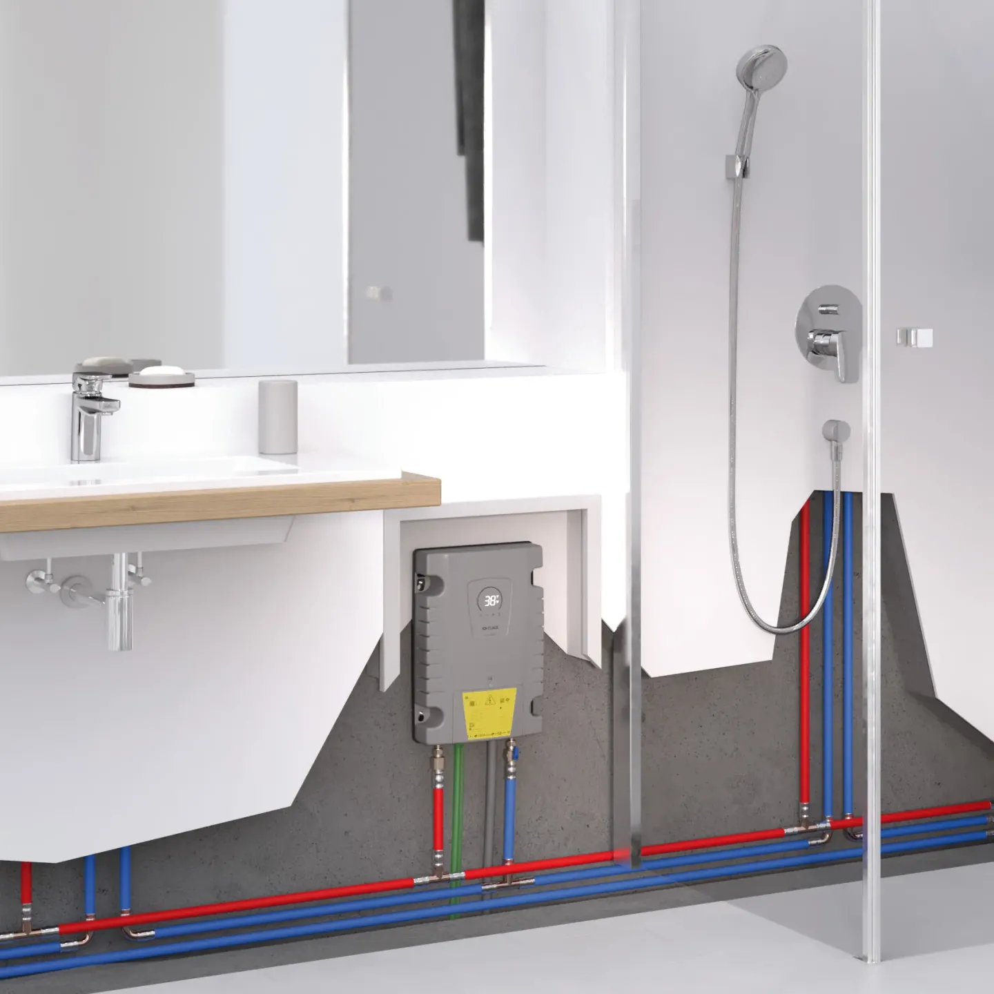 E-Modul-Durchlauferhitzer – für den versteckten Einbau E-Modul-Durchlauferhitzer – für den versteckten Einbau