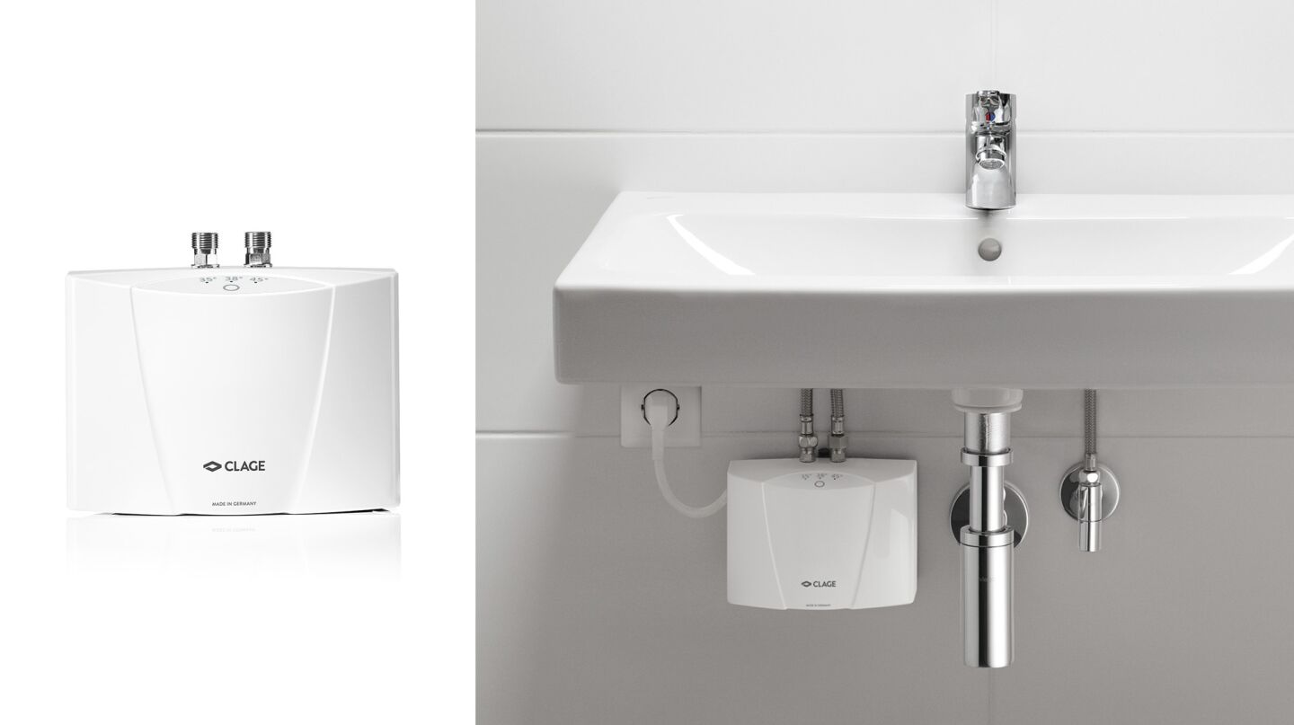 E-Klein-Durchlauferhitzer - ideal am Waschbecken