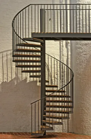 Spindeltreppen aus Stahl Spindeltreppen aus Stahl