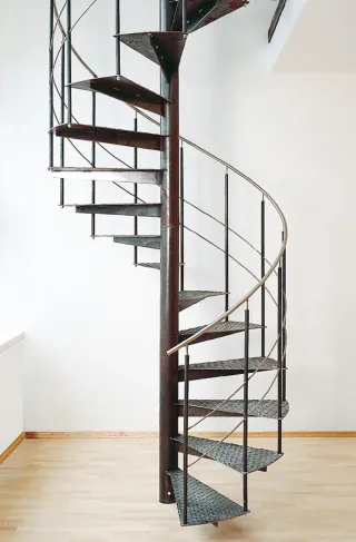 Spindeltreppen aus Stahl Spindeltreppen aus Stahl