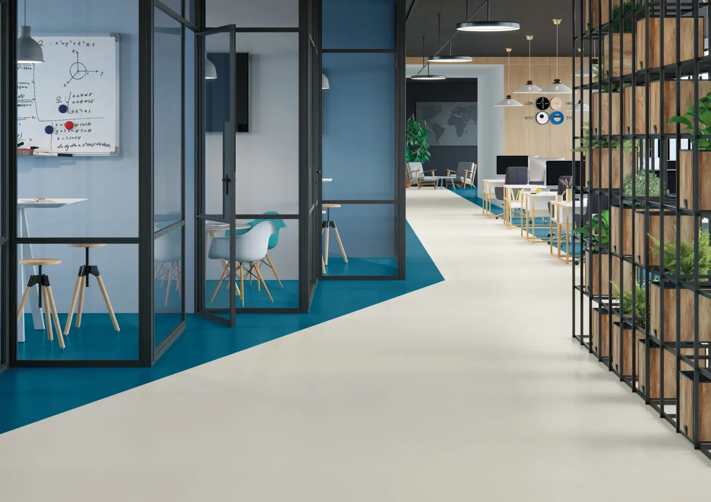 Homogener Vinyl-Bodenbelag Homogener Vinyl-Bodenbelag