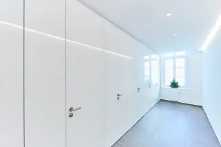 Trennwandanlagen aus Glas
